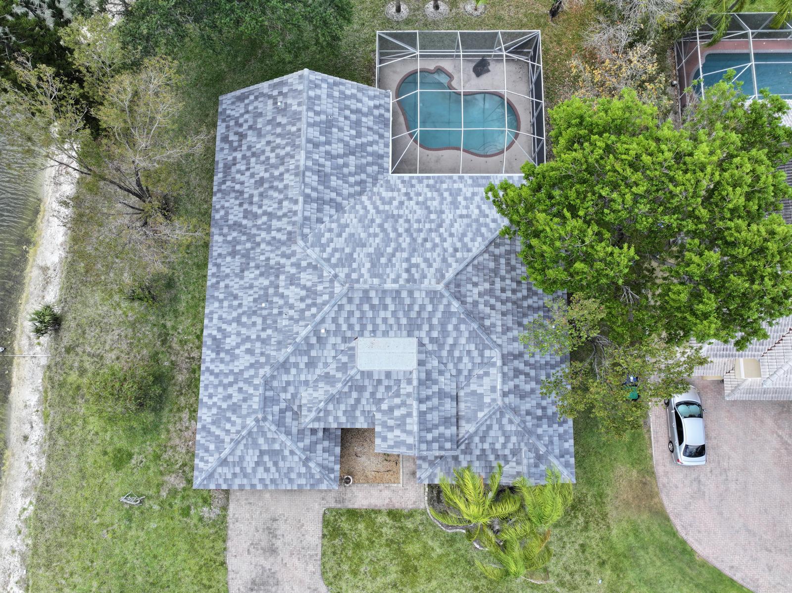 New concrete tile roof installed in Davie FL