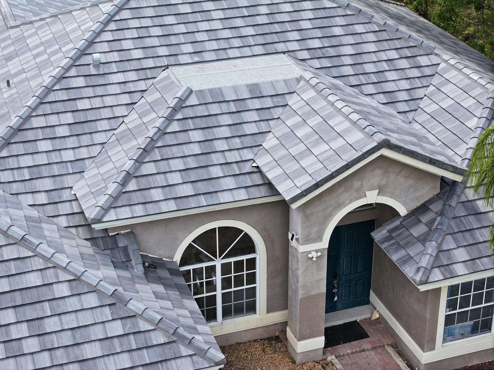 New concrete tile roof installed in Davie FL